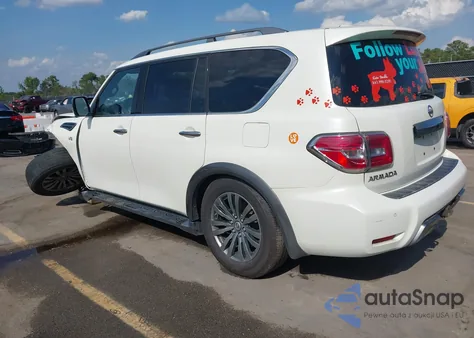 2018 Nissan Armada Platinum from USA, damaged, VIN JN8AY2NC6J9556097
